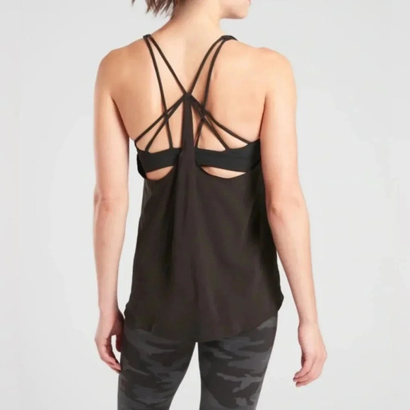 ATHLETA Solace Support Top, Black Small - Picture 5 of 6